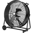 thumbnail image 1 of BILT HARD 24 Inch 8100 CFM High-Velocity Drum Fan Adjustable 3-Speed for Warehouse Basement - Black, 1 of 9