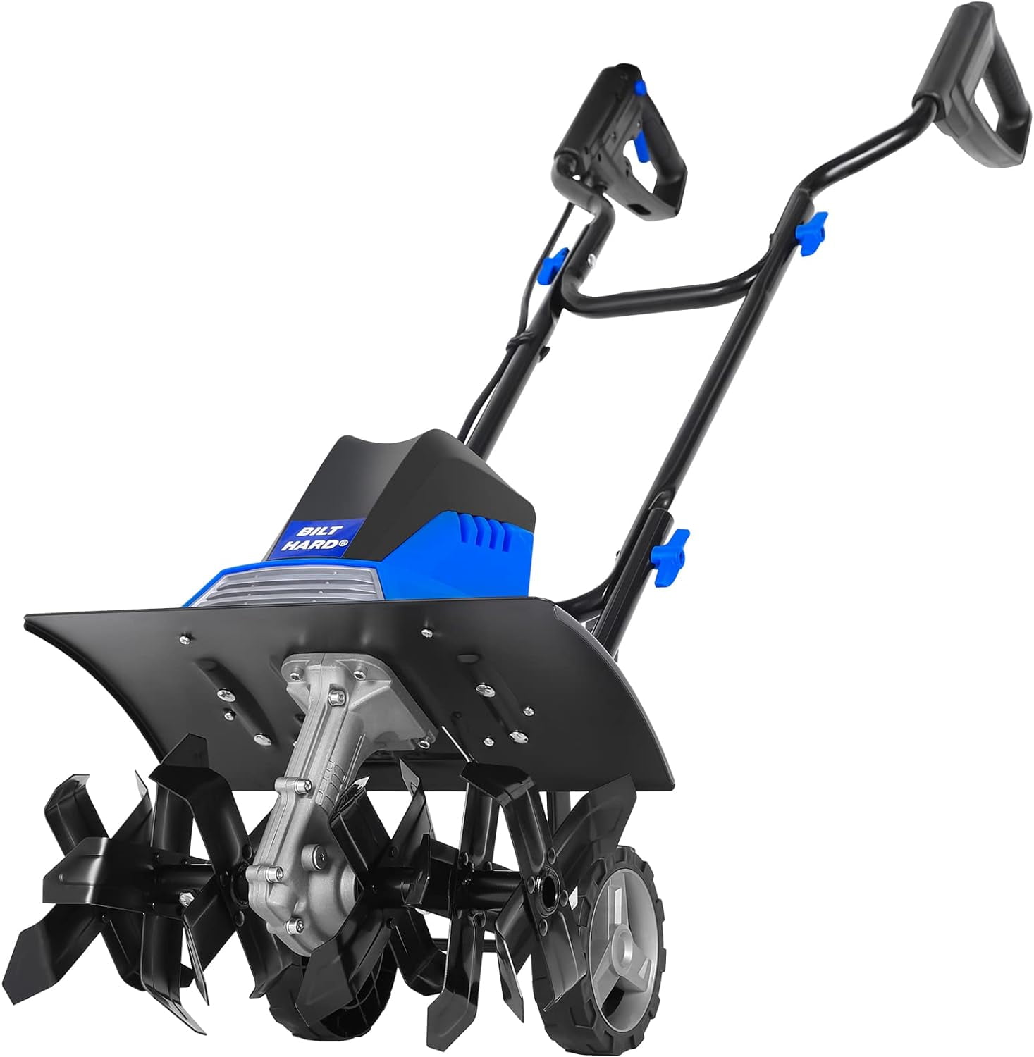 BILT HARD Tiller Cultivator 16 inch, 13.5 Amp 6 Steel Tines Electric