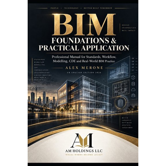 BIM Foundations & Practical Application: Professional Manual for Standards, Workflow, Modelling, CDE and Real-World BIM , (Paperback)