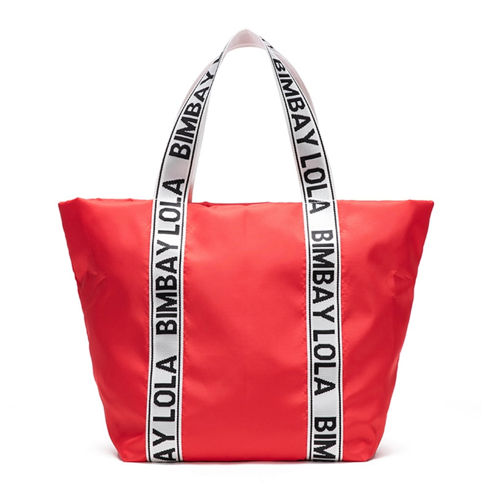 BIMBA Y LOLA Women s Nylon Maxi Shopper Bag with Zip Fastener Walmart