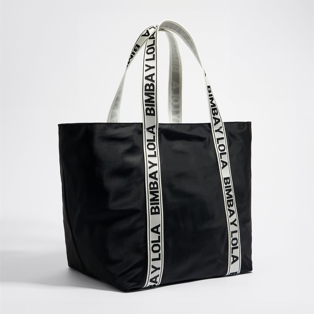 BIMBA Y LOLA Womens Nylon Maxi Shopper Bag with Zip Egypt