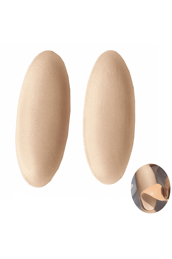 1 Pair Calf Pads Buttock Enhancement Pad Sponge Leg Correctors Soft Self-Adhesive for Crooked or Thin Legs Including Stretch Leg SleevesBeigeOne Size