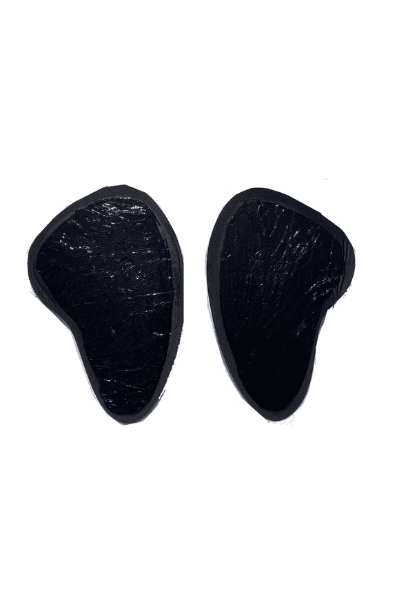 2PS Self-Adhesive Sponge Butt Lift Pads Thigh Pads for Women Hip Enhancer Reusable,1 Pair,Black,L