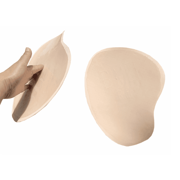 BIMEI 2PS Self-adhesive Sponge Butt Lift Pads Thigh Pads for Women Hip Enhancer Reusable, 1 Pair,Beige Mini,L