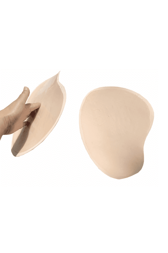 2PS Self-adhesive Sponge Butt Lift Pads Thigh Pads for Women Hip Enhancer Reusable, 1 Pair,Beige Mini,L