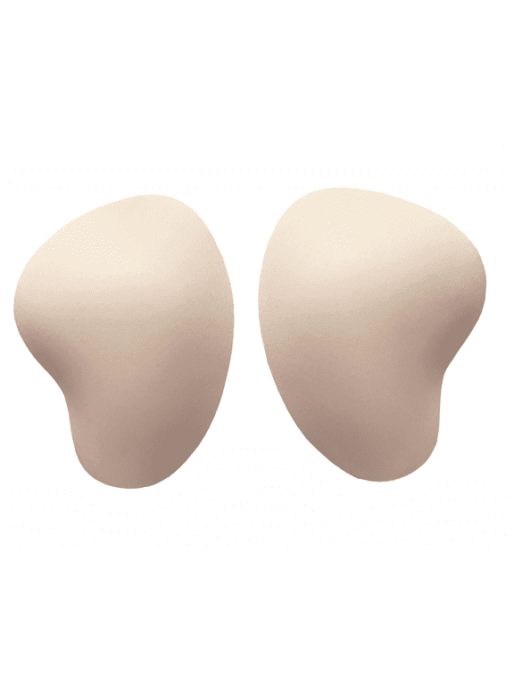 2PS Sponge Butt Lift Pads Thigh Pads for Women Hip Enhancer Reusable,1 Pair,Beige Mini,S