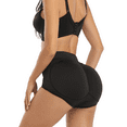 thumbnail image 1 of BIMEI 2PS Sponge Butt Lifter Padded Panties Hip Enhancer Underwear Control Briefs,Black,S, 1 of 6