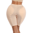 thumbnail image 1 of BIMEI 2PS Sponge Hip Pads for Women Butt Hip Enhancer Padded Shorts Body Shaper, Low Waist,Beige, M, 1 of 5