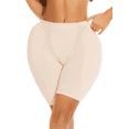 thumbnail image 1 of BIMEI 2PS Thigh Pdadded Women Shapewear Butt Lifter Body Shaper Panties Hip Padded Enhancer Booty Lifter Tummy Control Panty,Beige,4XL, 1 of 10