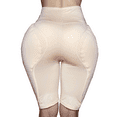 thumbnail image 1 of BIMEI 2PS Women Shapewear Sponge Butt Lifter Hip Padded Enhancer Mid-Thigh Tummy Control Body Panties,High Waist,Beige, M, 1 of 5