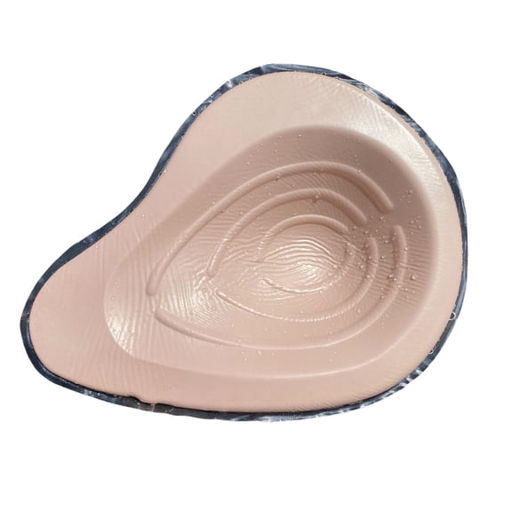 BIMEI Asymmetrical Spiral Mastectomy Breast Form – Silicone Prosthesis for Post-Surgery,Left Side,#1