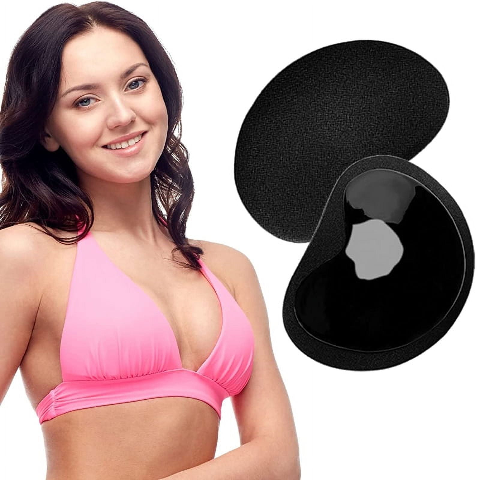 BIMEI Bra Inserts Lift Breast Pads Breathable Push Up Sticky Bra Cups