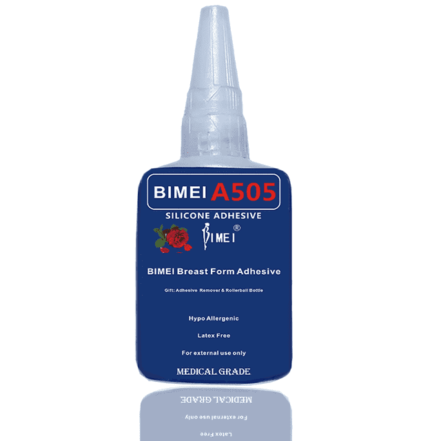 BIMEI Breast Form Adhesive Prosthetic Medical Adhesive Glue Set,Strength to Go Braless Silicone Adhesive Remover,Mastectomy,50g