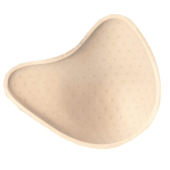 BIMEI Cotton Breast Forms Breast Prosthesis Mastectomy Bra Insert Pads Light-weight Ventilation Sponge Boobs for Women Mastectomy Breast Cancer Support #1,Holey Spiral,1 Piece,Left,M