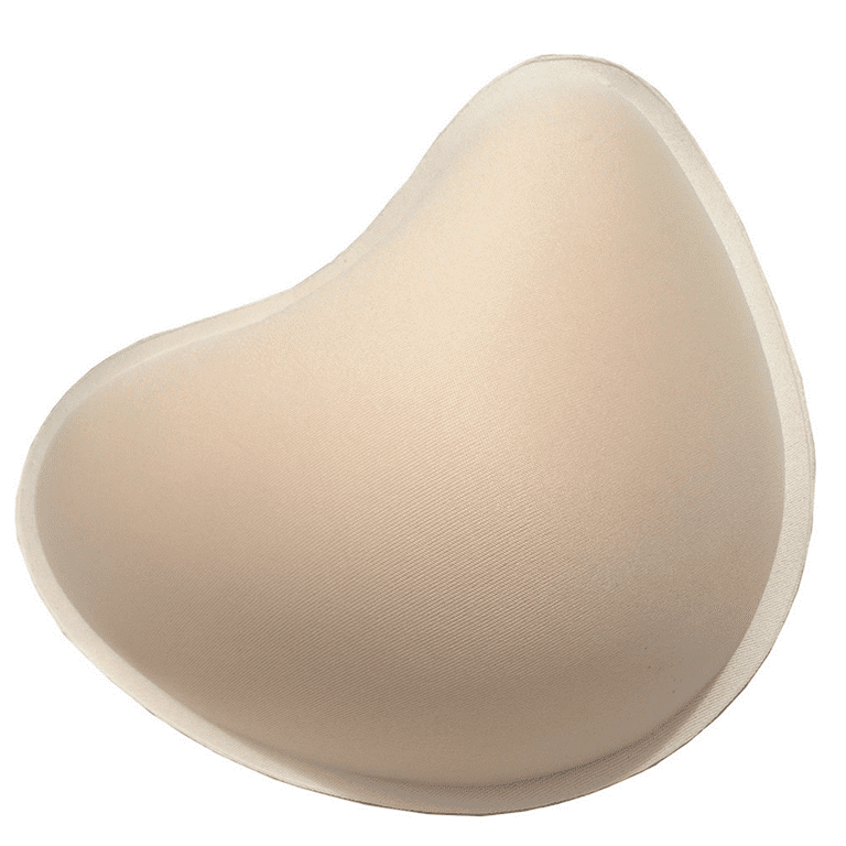 BIMEI Cotton Breast Forms Breast Prosthesis Mastectomy Bra Insert Pads  Light-weight Ventilation Sponge Boobs for Women Mastectomy Breast Cancer  Support #3,Solid Spiral,1 Piece,Left,M 