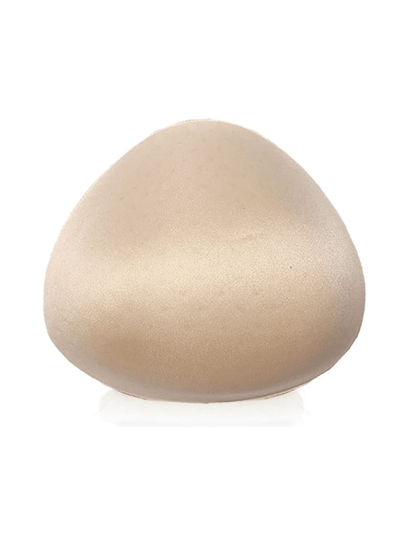 Foam Mastectomy Breast Form Breathable Prosthesis Bra Insert Pads - SIZE 4, Beige