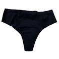 thumbnail image 1 of BIMEI High Rise Camel Toe Proof Thong Avoid Camel Toe Concealer Pad Panty Invisible Guard for Women Bikini Brief Underwear,Black Thong,S, 1 of 7