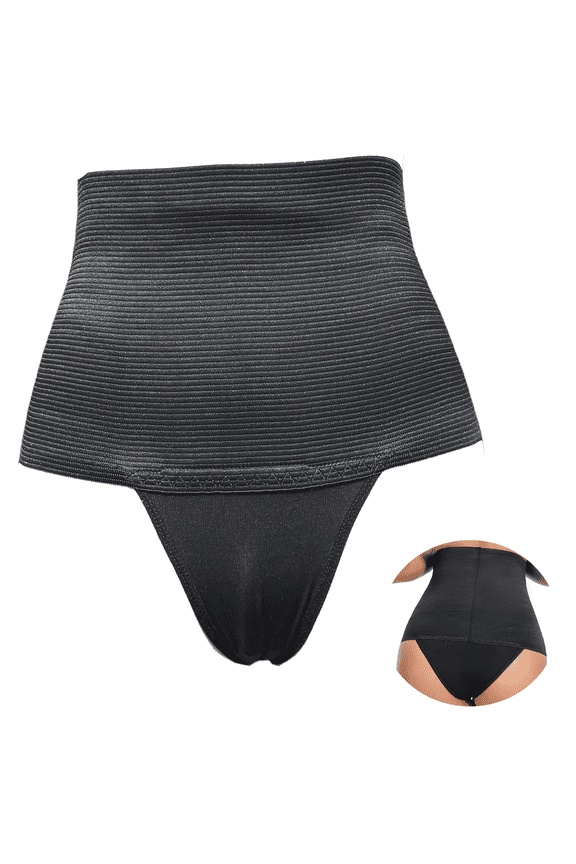 High Rise Camel Toe Shapewear for Women Tummy Control Panty Avoid Camel Toe Concealer Pad Panty Invisible Guard Brief Underwear,Black,S