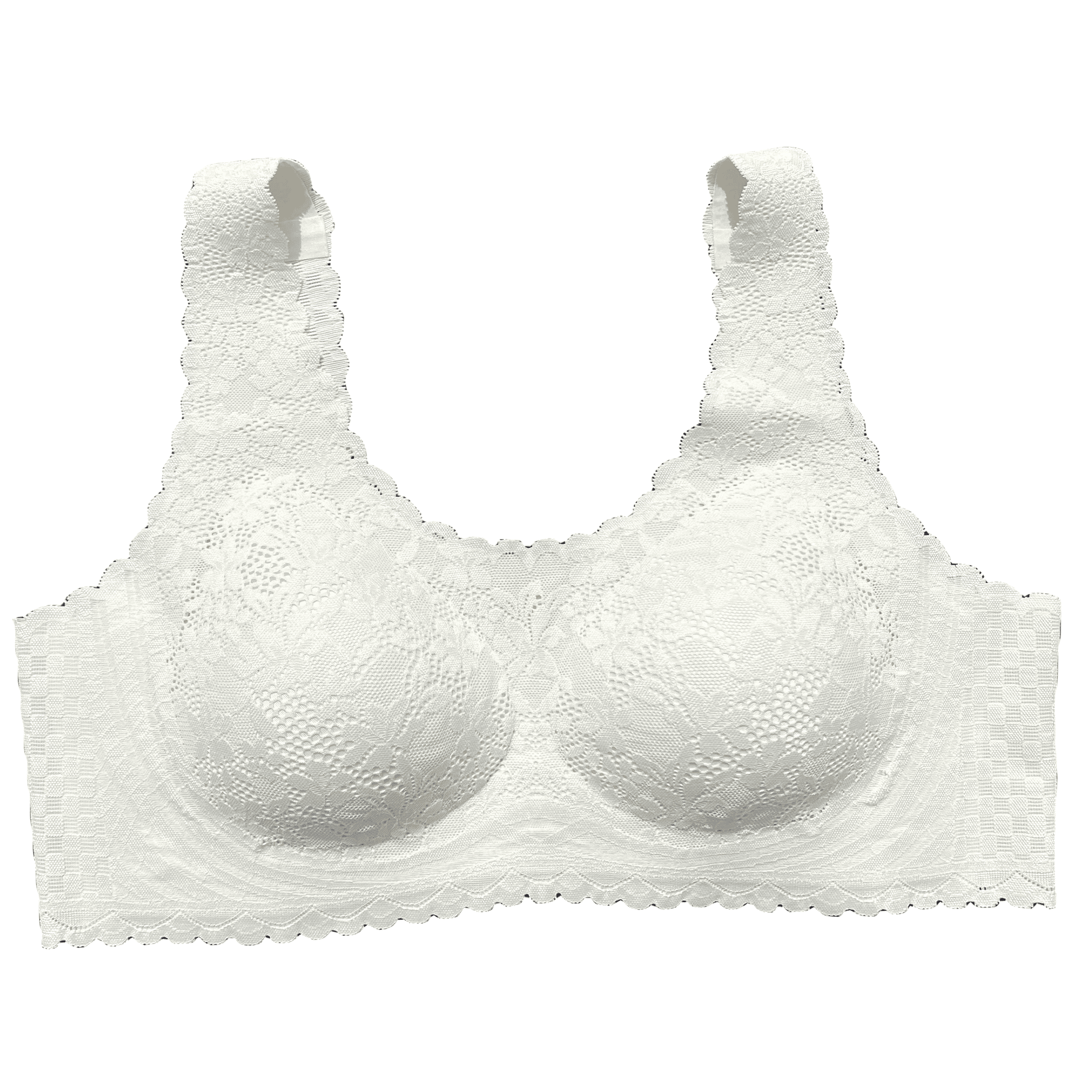 BIMEI See Through Sheer Lace Mastectomy Bra Silicone Breast Forms