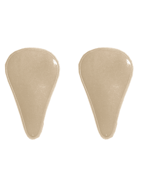 Self-Adhesive Camel Toe Concealer Reusable Invisible Cover Foam Inserts for Women Leggings Swimwear Activewear,a Pair, One Size , Beige