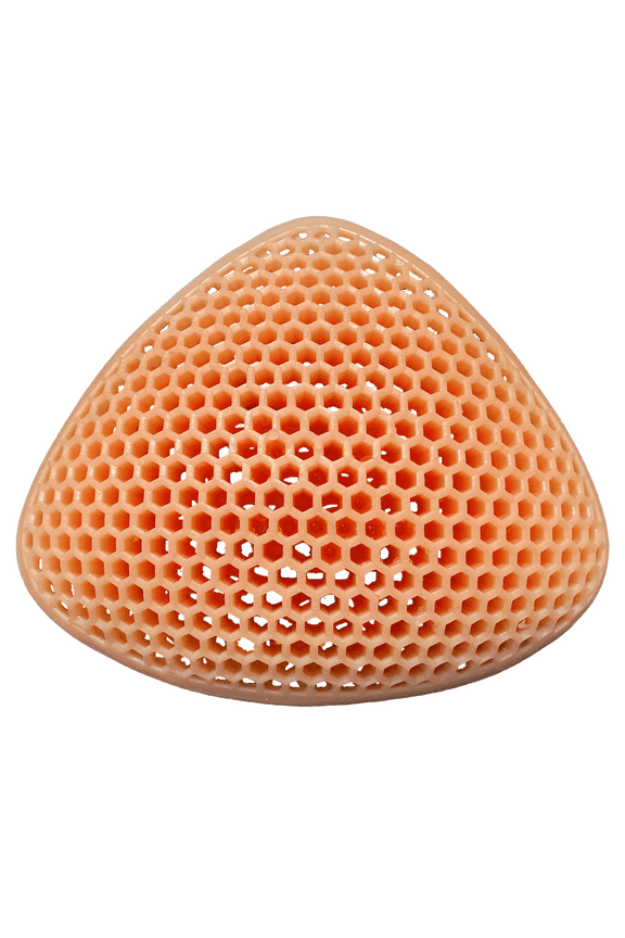 Silicone Breast Prosthesis Enhancement Inserts for Mastectomy Women Pockets Bra Swimsuit Waterproof, Breathable, Reusable,1 Piece Triangle,#1