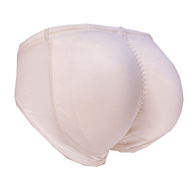 BIMEI Silicone Butt Hip Enhancer Shaper Panties Underwear Padded Enhancer Beige,M
