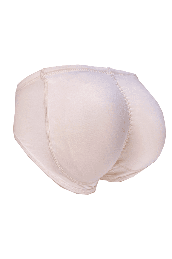 Silicone Butt Hip Enhancer Shaper Panties Underwear Padded Enhancer Beige,XL