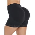 thumbnail image 1 of BIMEI Women Butt Lifter Panties Padded Shapewear Hip Enhancer Pads Shorts Underwear Tummy Control Boyshorts,Black,S, 1 of 5