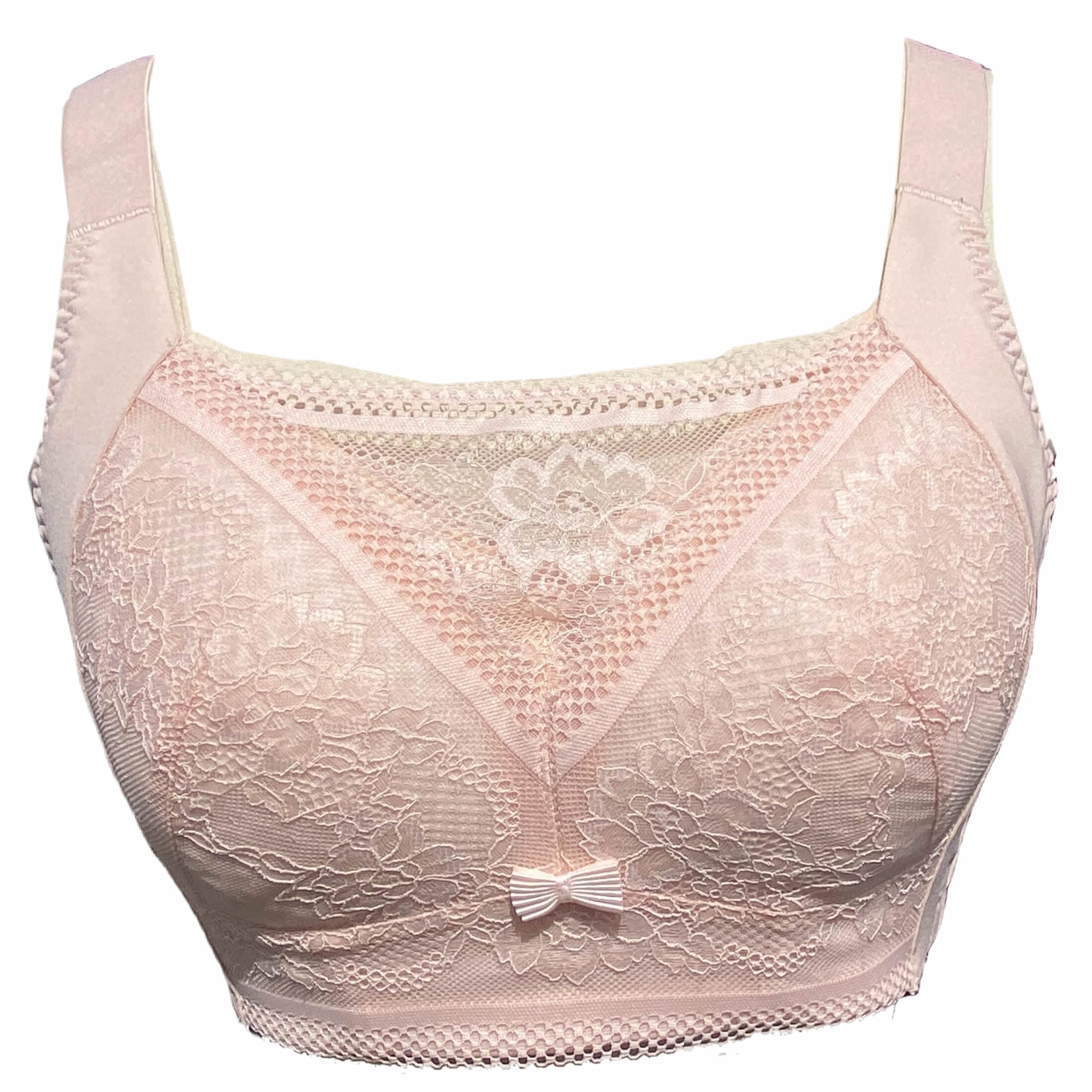 Soutien-gorge Post-mastectomie Kimberly Ashmand - 34B - Rose - Baleine Intégrée - Bretelles Réglables