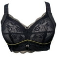thumbnail image 1 of BIMEI Women Mastectomy Bra Breast Prosthesis with Pockets Wirefree Comfort Plus Size Everyday Bra 2440,Black,38 for B/C/D, 1 of 7