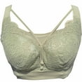 thumbnail image 1 of BIMEI Women Mastectomy Bra Breast Prosthesis with Pockets Wirefree Comfort Plus Size Everyday Bra 2451,Green,34, 1 of 6