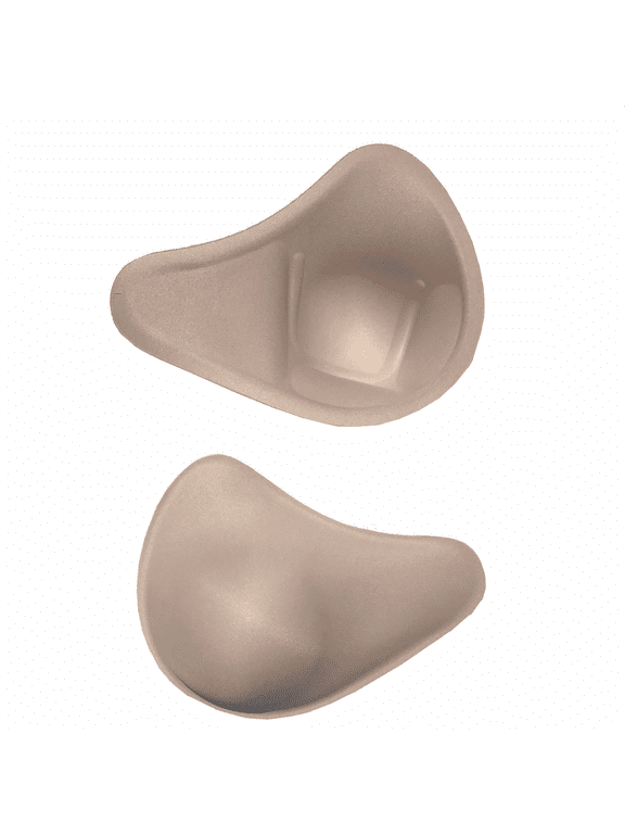 Women's Bra Inserts Pads Removable Push Up Sports Bra Cups Rounded top Use for Swimsuits, Workouts, Mastectomy Breast Form Prosthesis Bra,A pair,Elongated extension,M
