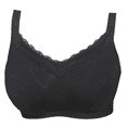 thumbnail image 1 of BIMEI Women's Mastectomy Bra Molded-Cup Post Surgery for Silicone Breast Prosthesis with Pockets Everyday Bra 9816,Black,34A, 1 of 7
