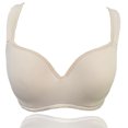 thumbnail image 1 of BIMEI Women's Mastectomy Bra Underwire Bra with Pocket Plus Size Seamless Full Coverage Bra Support 2488,Beige,40D, 1 of 7