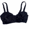 thumbnail image 1 of BIMEI Women’s Pocketed Mastectomy Bra with Lace | Sheer Pocket Bra for Breast Forms | Post-Surgery Prosthesis Bra | Wire-Free Support, Silicone Breast Form Holder,Black,36G, 1 of 3