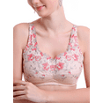 thumbnail image 1 of BIMEI Women's Post Surgery Mastectomy Bra with Pockets Surgical Lace Contour with a Full Profile Wire Free Fashion Everyday Bra 8466,Beige,42C, 1 of 2