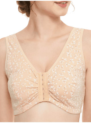  ANTIY Women's Cotton Front Closure Mastectomy Bras