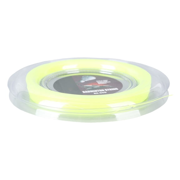 BIMZUC 0.72mm Nylon Badminton Racquet String 200m / 656 ft Replacement Line for Training - Fluorescent Yellow