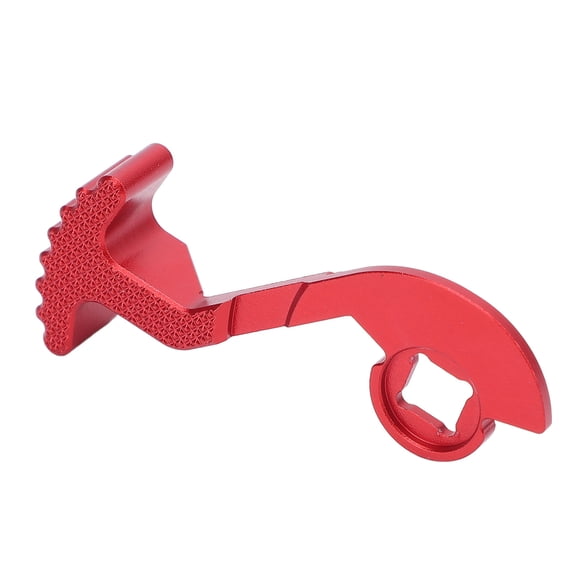 BIMZUC 1/10 RC Car Transmitter Steering Wheel Trigger Ergonomic One Handed Control Transmitter Adapter for NB4 Controller Red