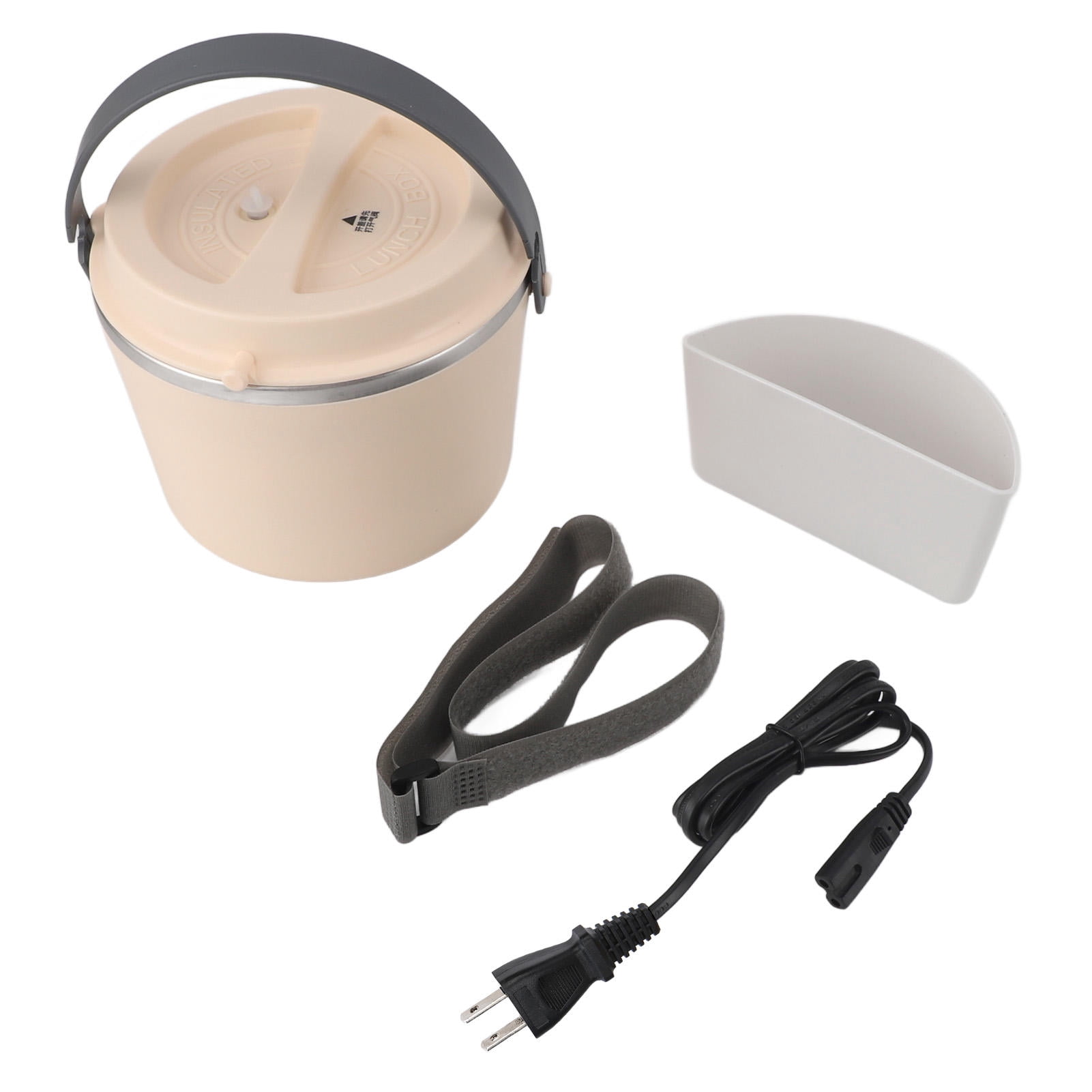BIMZUC 1.2L Electric Lunch Box – 360° Fast Heating, No Water Needed, Portable & Washable, Ideal for Office & Travel