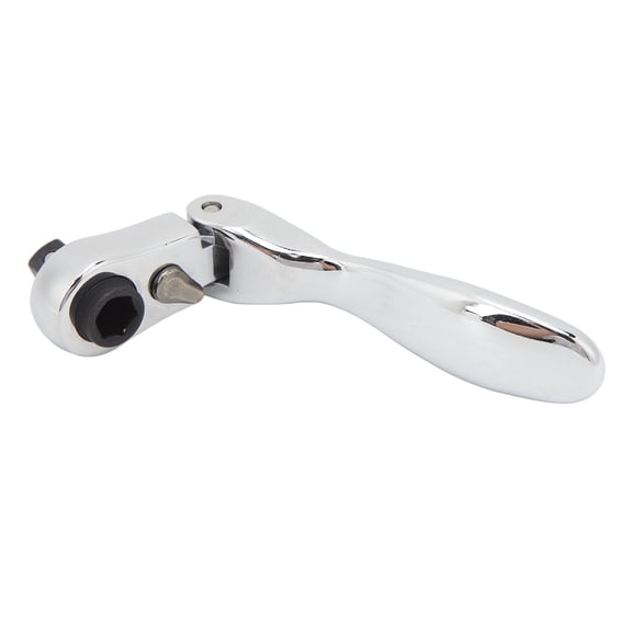 BIMZUC 1/4-Inch Drive Stubby Ratchet Wrench, 72-Tooth Double-Headed Both Way Rotatable Spanner, Mini Socket Bit Driver Quick Release Hand Repair Tool for Home Auto