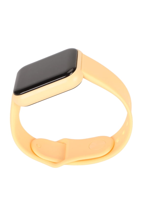 1.4 inch Smart Watch 150mAh Step Counter Alarm Incoming Message Alert Sports Mode Waterproof Fitness Watch Yellow