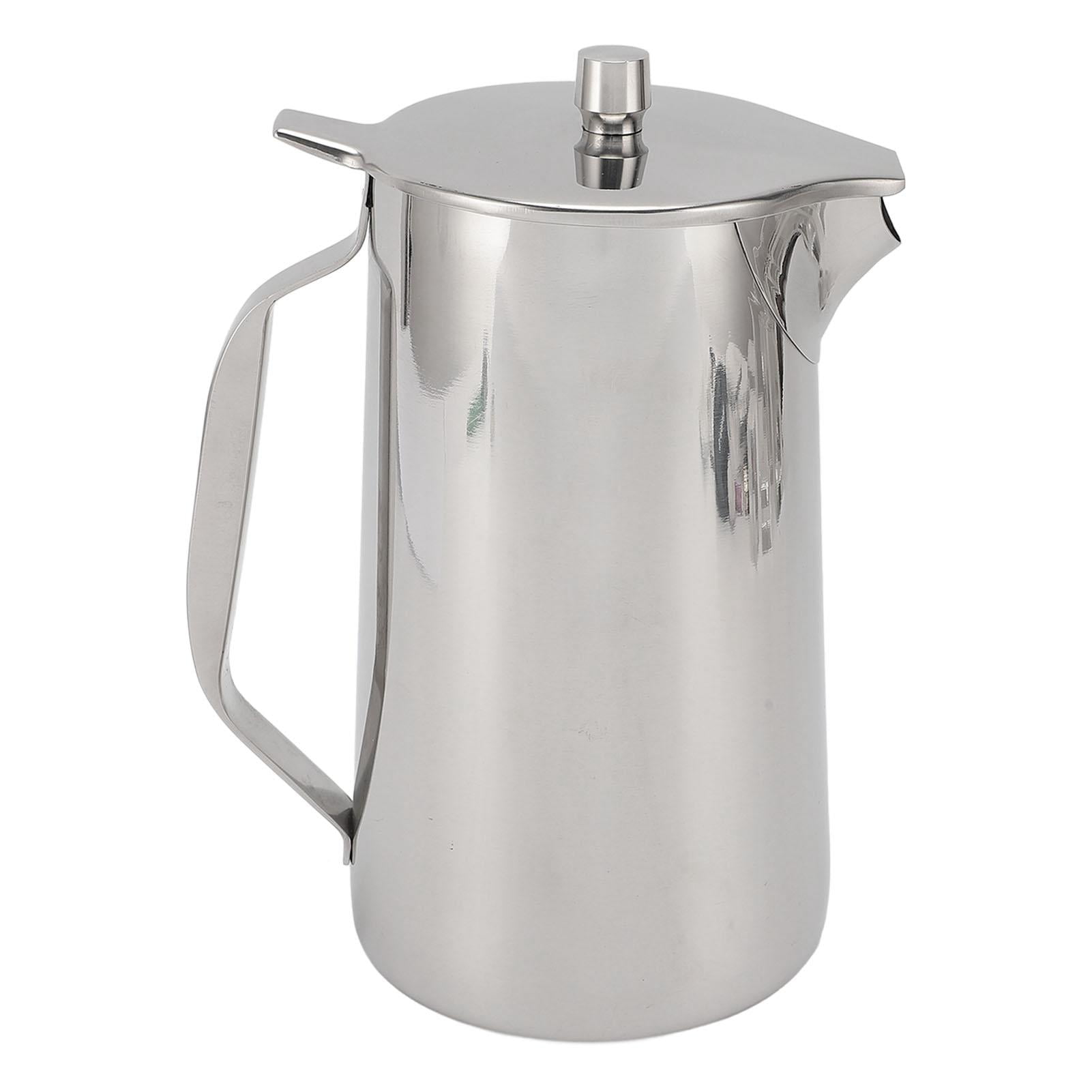 BIMZUC 1.8L Stainless Steel Water Pitcher with Lid – Durable, Large Capacity Cold Water Jug for Home, Office & Parties