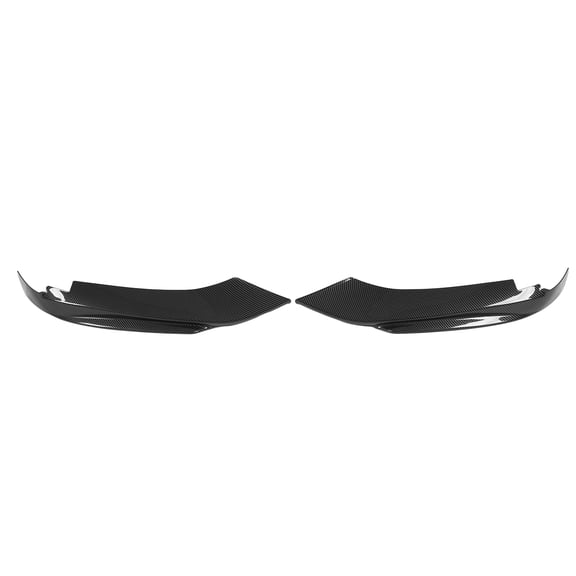 BIMZUC 1 Pair Front Bumper Lip Spoiler Carbon Fibre Style Replacement For BMW 4 Series F32 F33 F36 M Sport 2014-2020 Auto Exterior Accessories