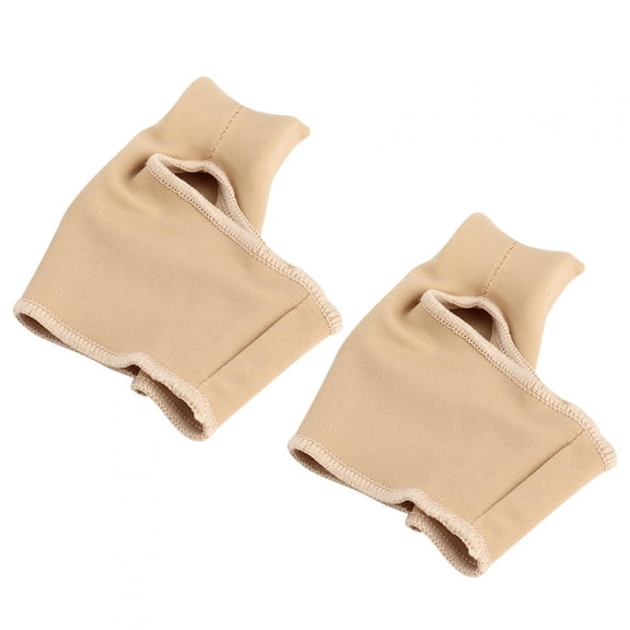 BIMZUC 1 Pair Hallux Valgus Straightener Corrector Bunion Toe Protector Foot Care Pain Relief M Size Flexible Breathable Silicone Separators for Men Women (3.7 inches / 9.5 cm)
