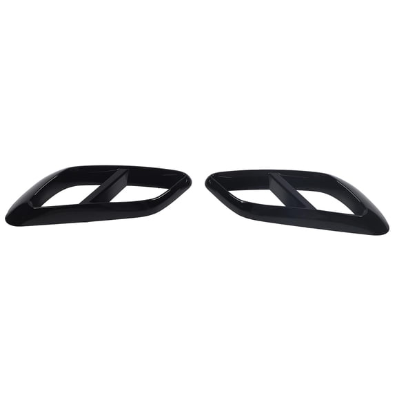 BIMZUC 1 Pair Rear Exhaust Muffler Tail Pipe Cover Trim Glossy Black Replacement for Benz E-Class W214 AMG-Line 2023+ Car Exterior Accessories (11.81 inches / 30 cm)