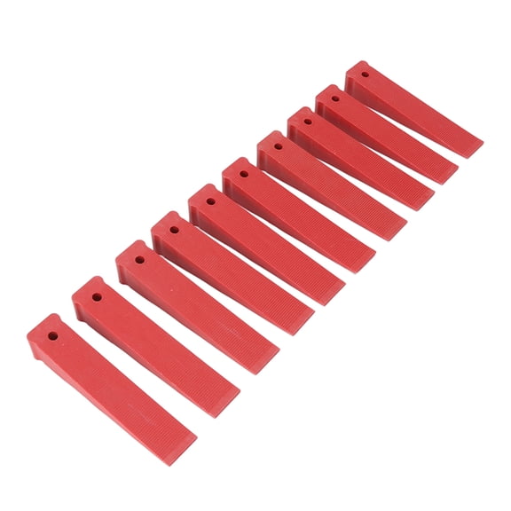 BIMZUC 10 Pcs Door Stoppers Lightweight Compact Reusable Plastic Leveling Pad Window Installation Wedge 6.9 x 1.4 x 1.2 inches / 17.5 x 3.6 x 3 cm