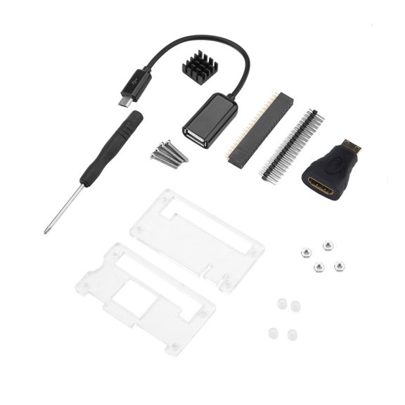 BIMZUC 10-Piece Basic Suite Kit Accessories For Raspberry Pi Zero W / Zero, Electronic Microcontroller Board Set