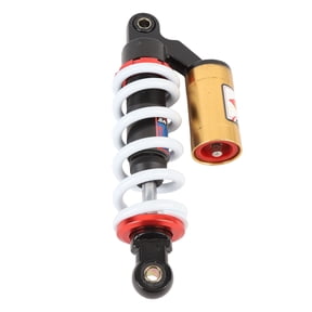 BIMZUC 10 inches / 25.4 cm Heavy Duty Adjustable Motorcycle Shock Absorber Spring Suspension Damper Replacement Part for ATV Quad Dirt Bike Go Kart Scooter Universal Fit 250mm Hole Center Distance