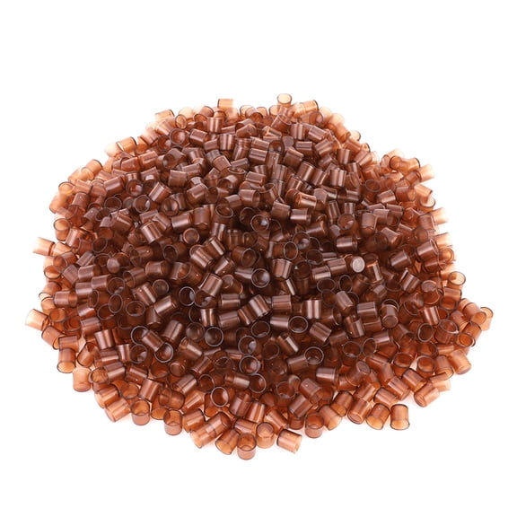 BIMZUC 1000PCS Beekeeping Queen Cell Brown Plastic Bee Feeding Tools Applicable to Professional Beekeepers